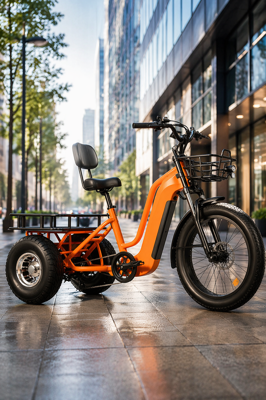 Amperecycling Pkwy Fat Tire Cargo Bike